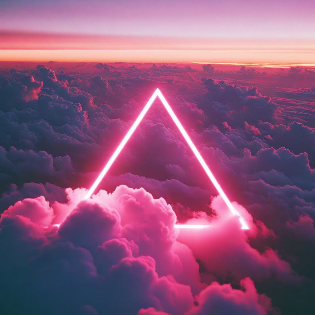 Flying over the clouds
